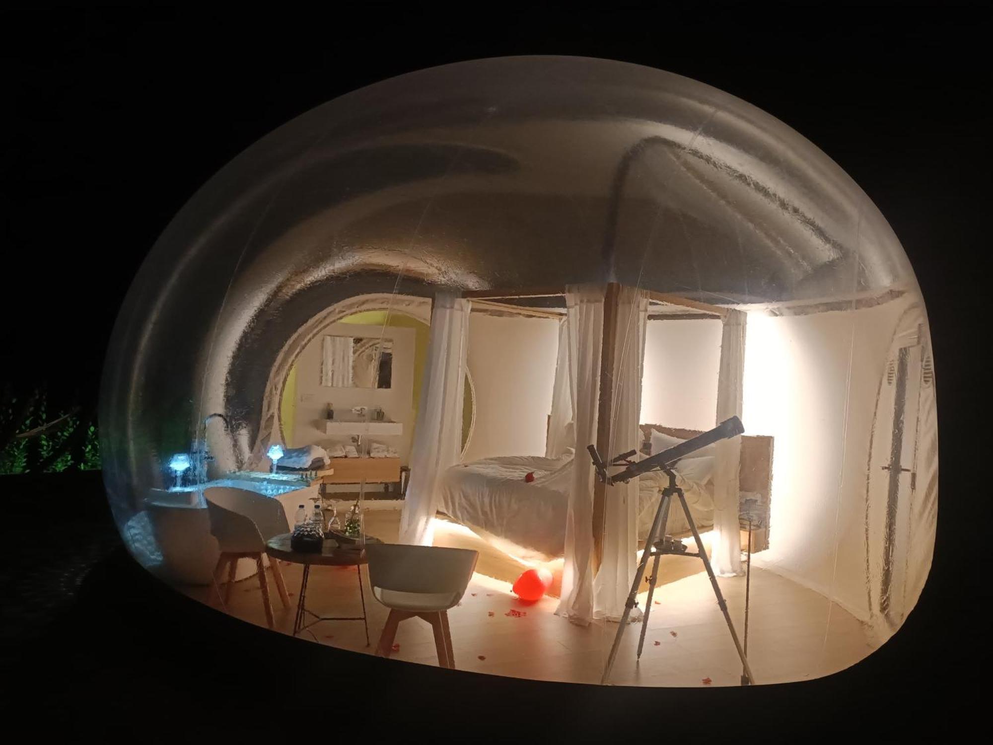 Bubble Room Puglia Villa Bautier Bubblenights Cerignola Exterior photo