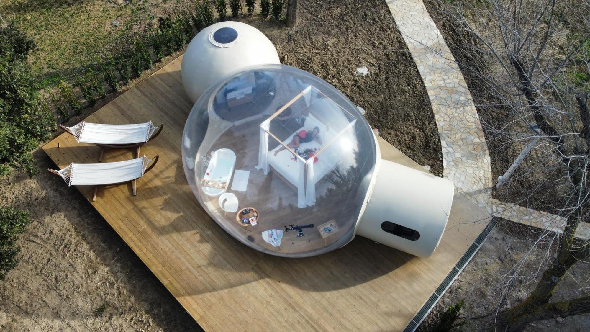 Bubble Room Puglia Villa Bautier Bubblenights Cerignola Exterior photo